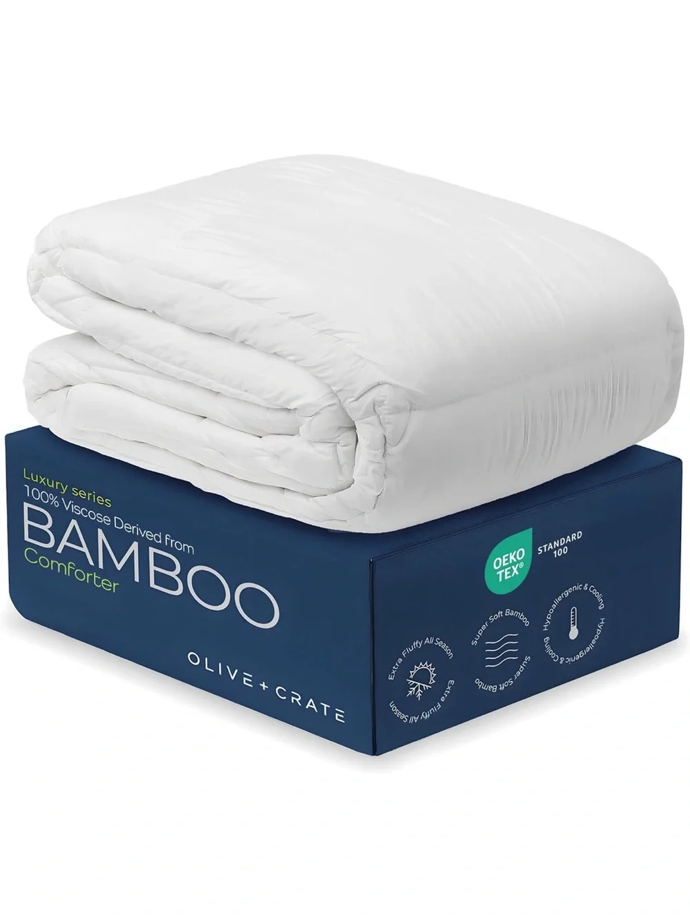 Bamboo Comforter - White All-Season